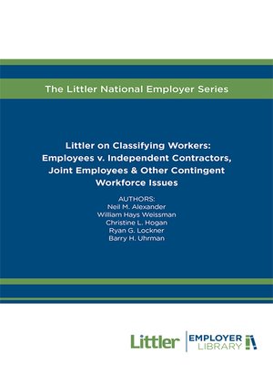 cover image of Littler on Classifying Workers
